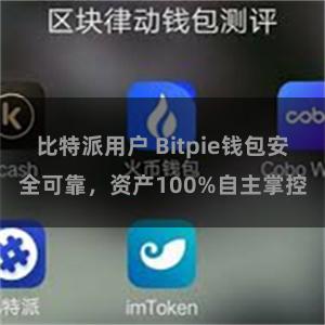 比特派用户 Bitpie钱包安全可靠，资产100%自主掌控