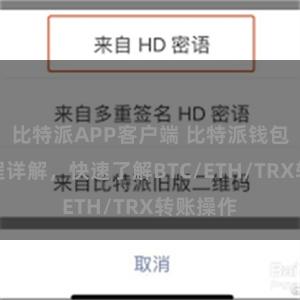 比特派APP客户端 比特派钱包转账教程详解，快速了解BTC/ETH/TRX转账操作