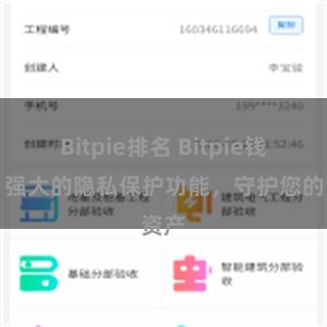 Bitpie排名 Bitpie钱包：强大的隐私保护功能，守护您的资产