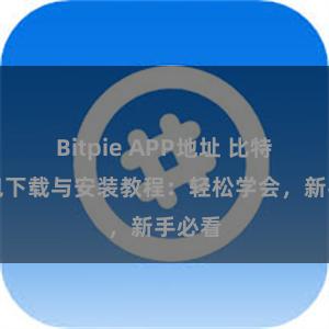 Bitpie APP地址 比特派钱包下载与安装教程：轻松学会，新手必看