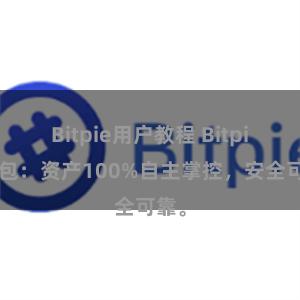 Bitpie用户教程 Bitpie钱包：资产100%自主掌控，安全可靠。