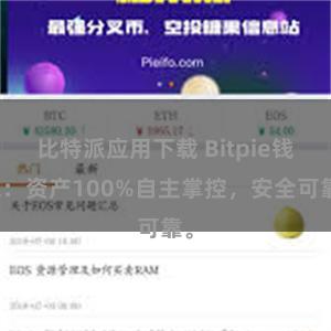 比特派应用下载 Bitpie钱包：资产100%自主掌控，安全可靠。