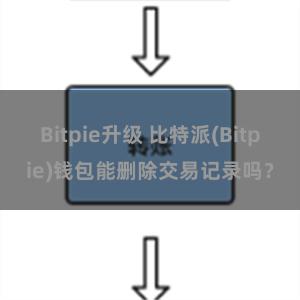 Bitpie升级 比特派(Bitpie)钱包能删除交易记录吗？