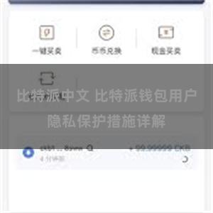 比特派中文 比特派钱包用户隐私保护措施详解